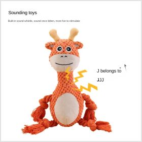 dog chew toys plush sound toys grinding teeth resistant to bite interactive pet dog toys - Greedy for frogs